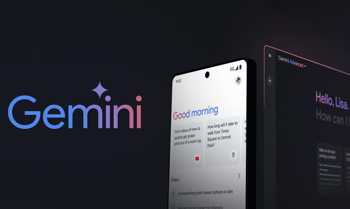 Google changes the name of its artificial intelligence chatbot to Gemini and launches its first mobile application
