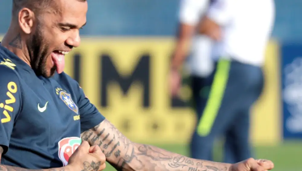 "God is my judge"  engraved on Alves' arm