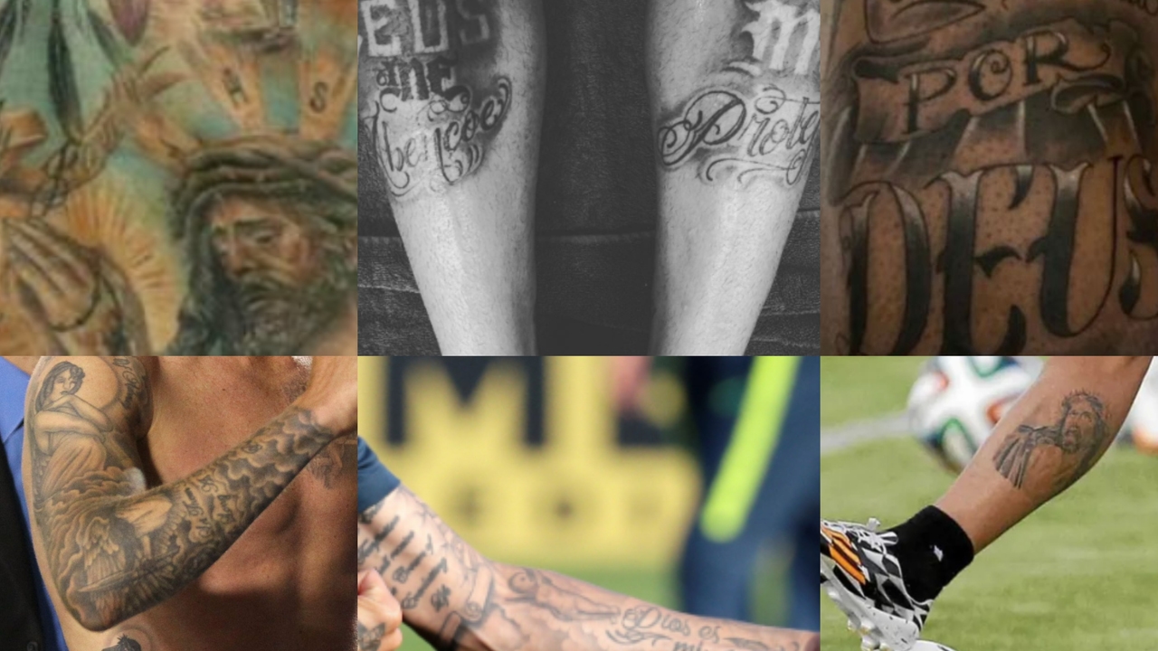 Faith marked on the skin: the most impressive religious tattoos of footballers