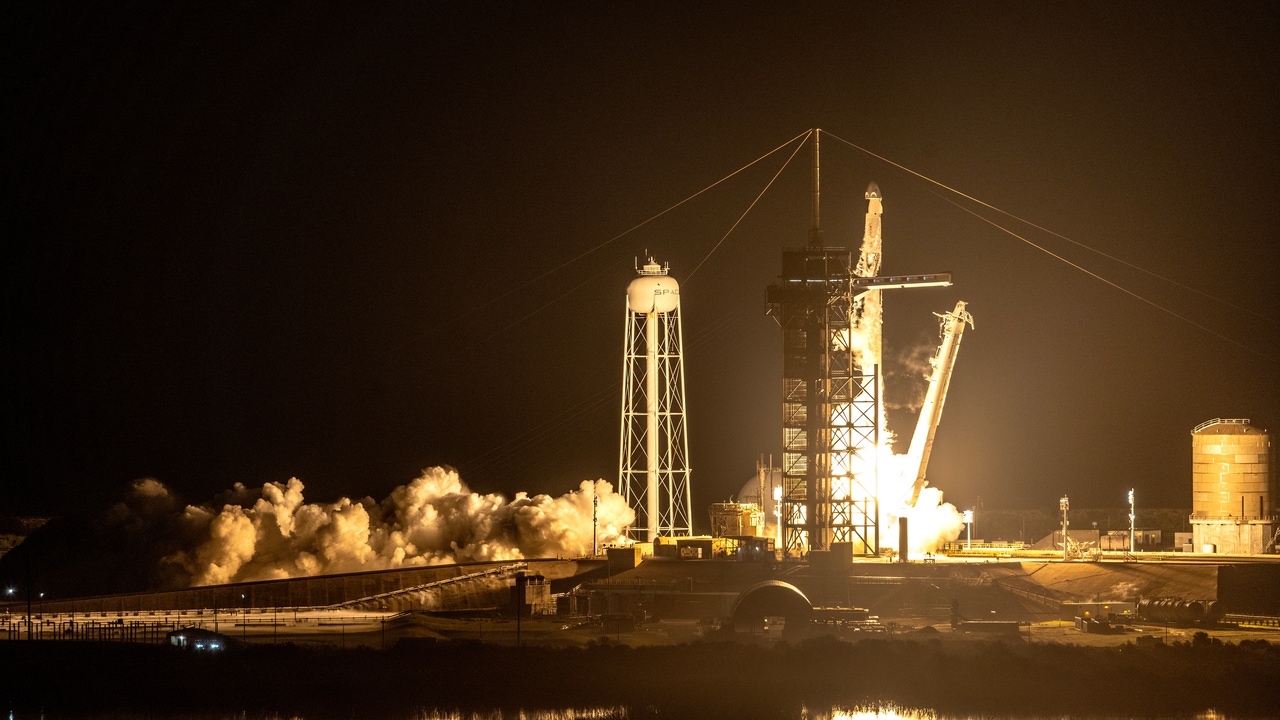NASA and Space X launch their eighth manned commercial mission to the International Space Station