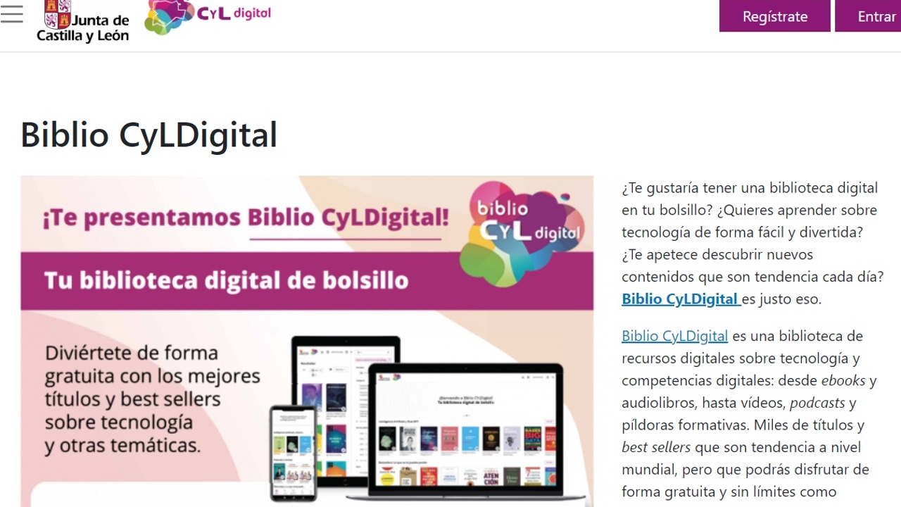 The free online library is making its way strongly among the people of Castile and León