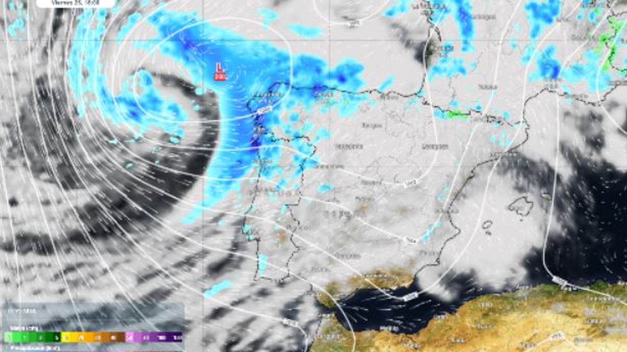 A cold storm will come from Greenland to leave rain and snow in Spain from this date