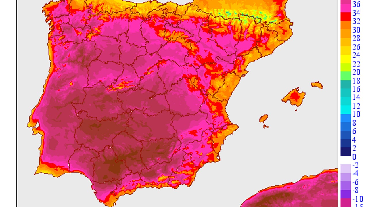 Will the heat come now?  The AEMET clarifies it