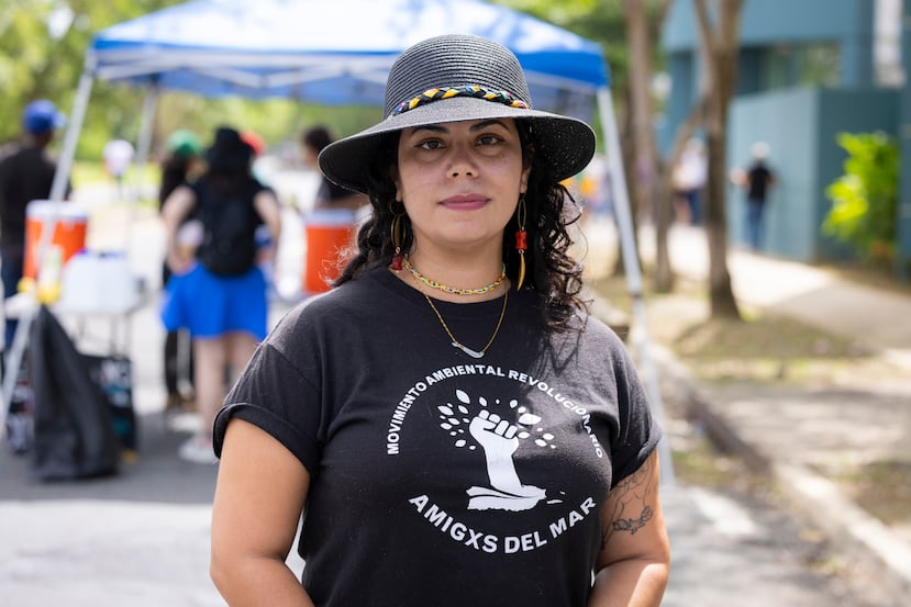 Vanessa Uriarte, co-director of the organization Amigxs del MAR
