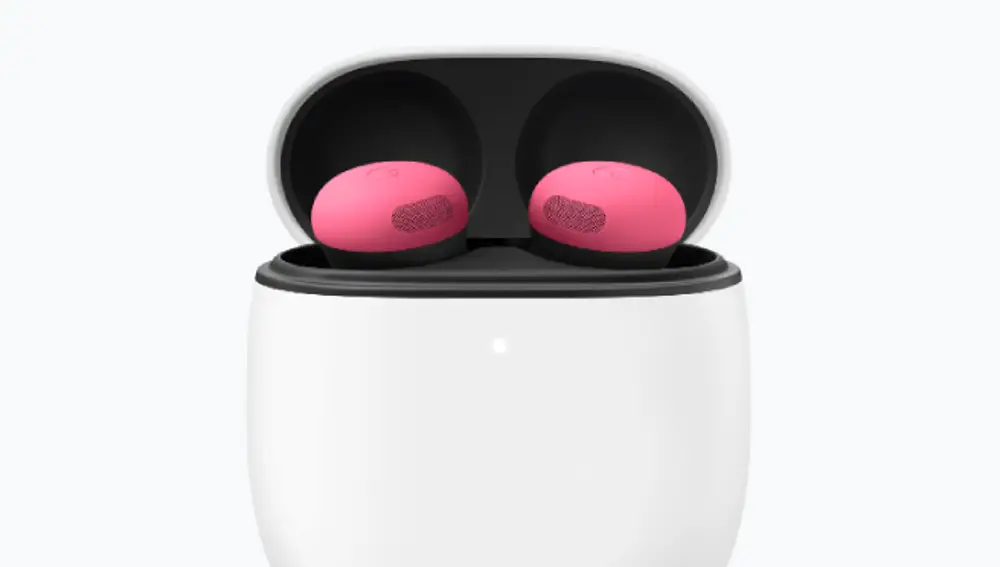 Pixel Buds Pro 2 in its charging case.