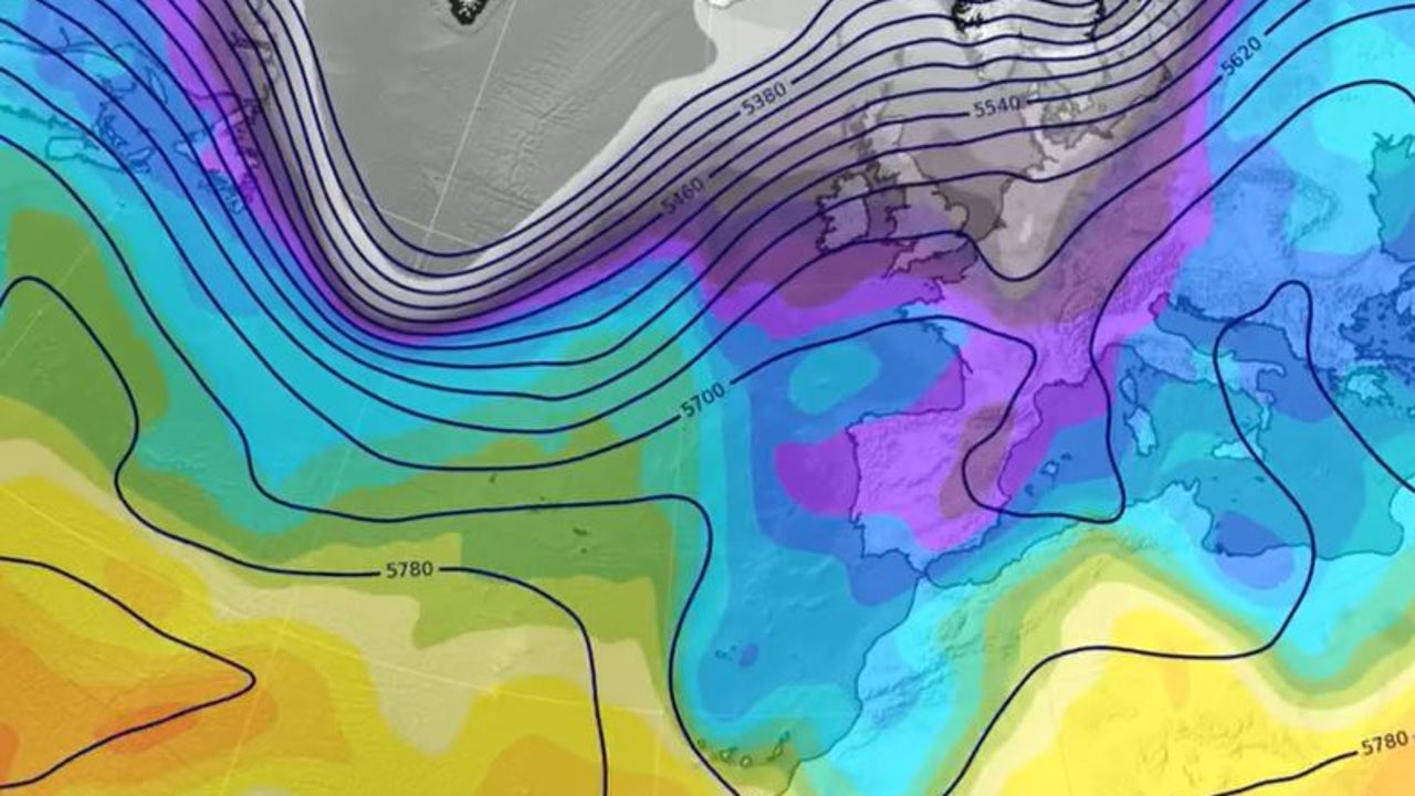 The AEMET confirms the arrival of a DANA that will leave intense rains and cold during the weekend