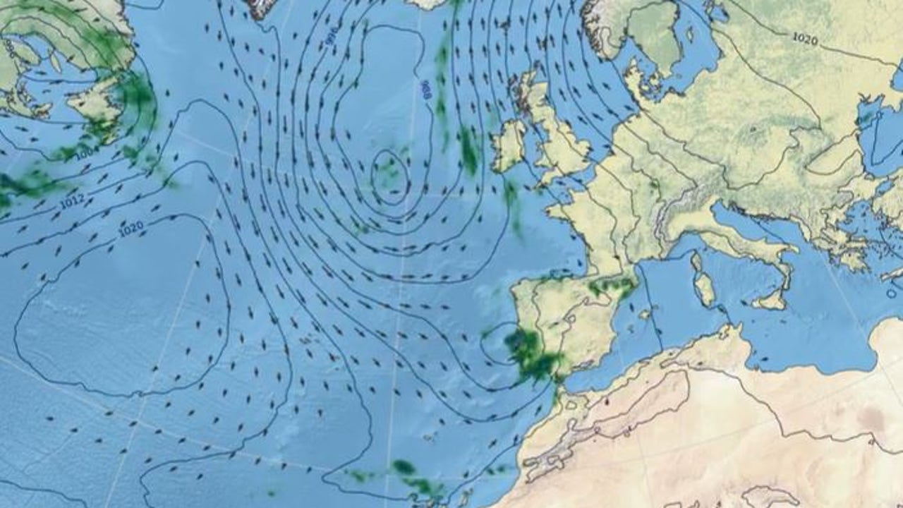 The AEMET warns of cold, heavy rain and snow in these areas