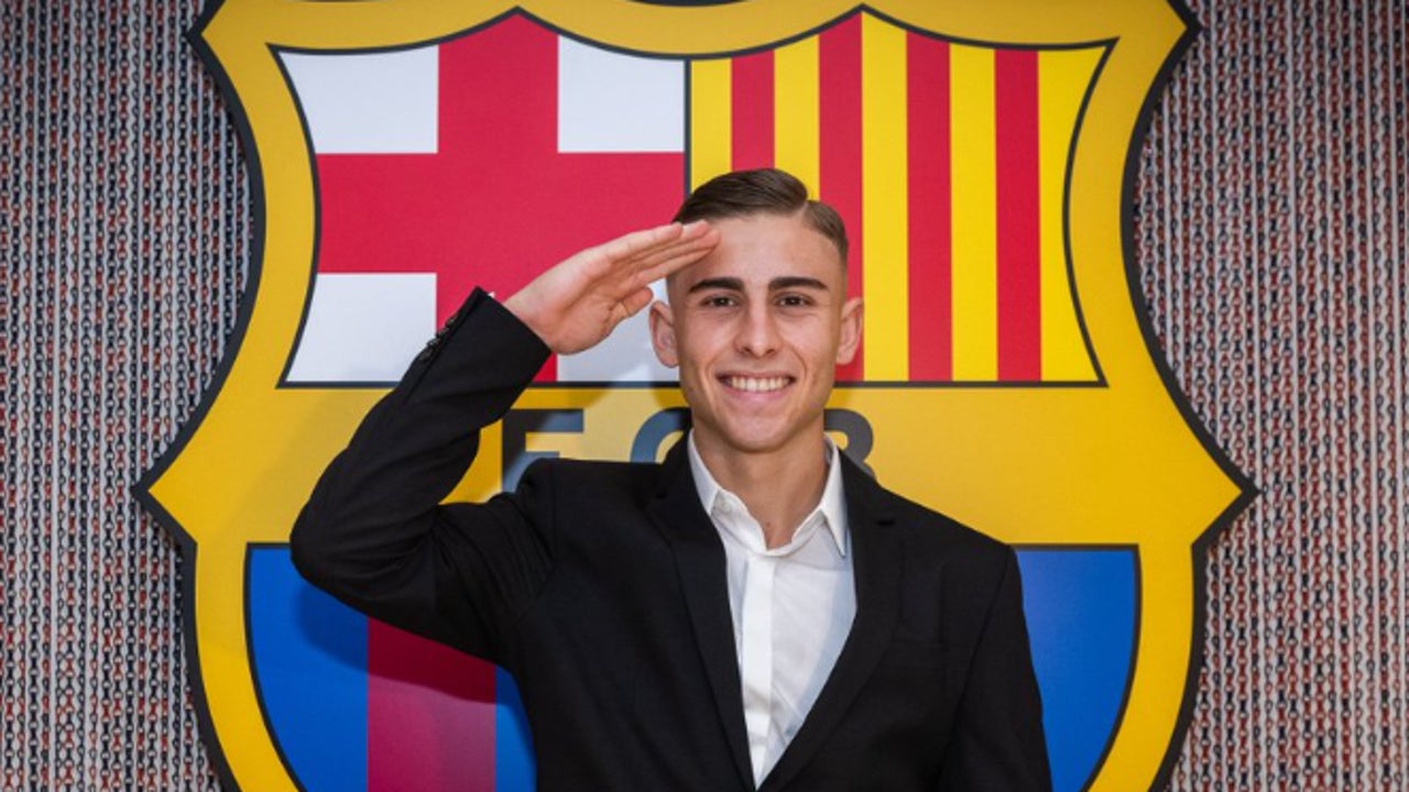 Fermín renews with Barça and celebrates with the military salute: What does this gesture mean that not all culés like?