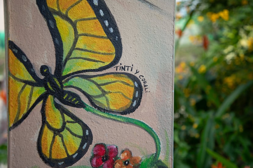 The space has a butterfly garden and an urban garden, which Corali Massol Ortiz developed.