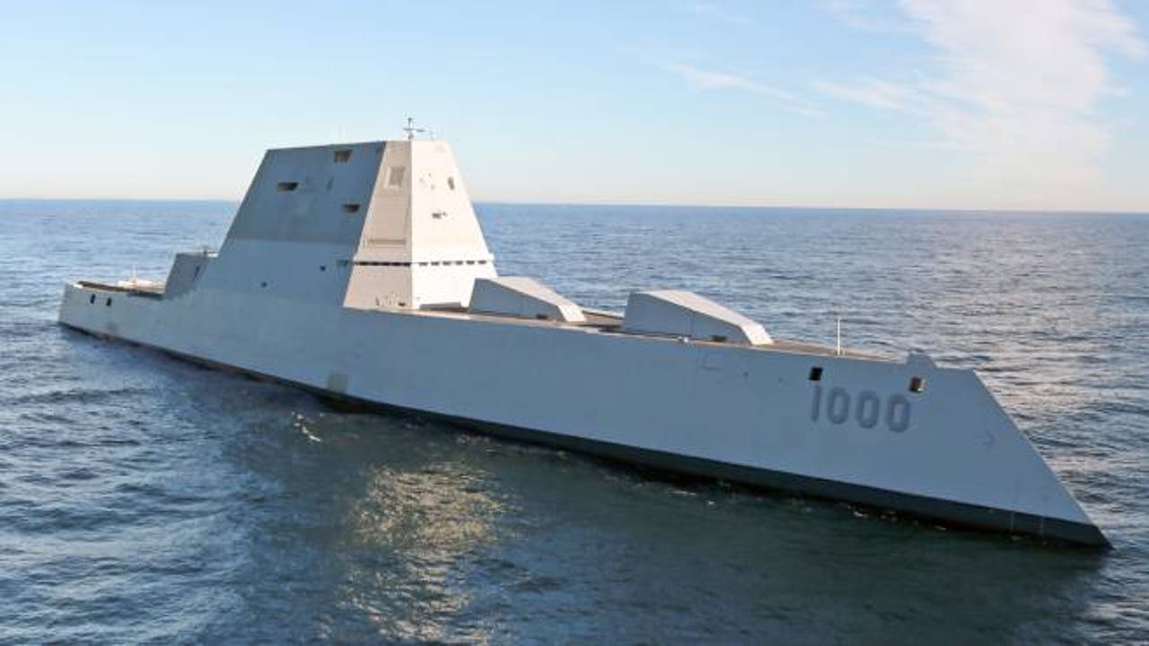 USS Zumwalt, the world's largest destroyer, will be the first US destroyer with hypersonic missiles