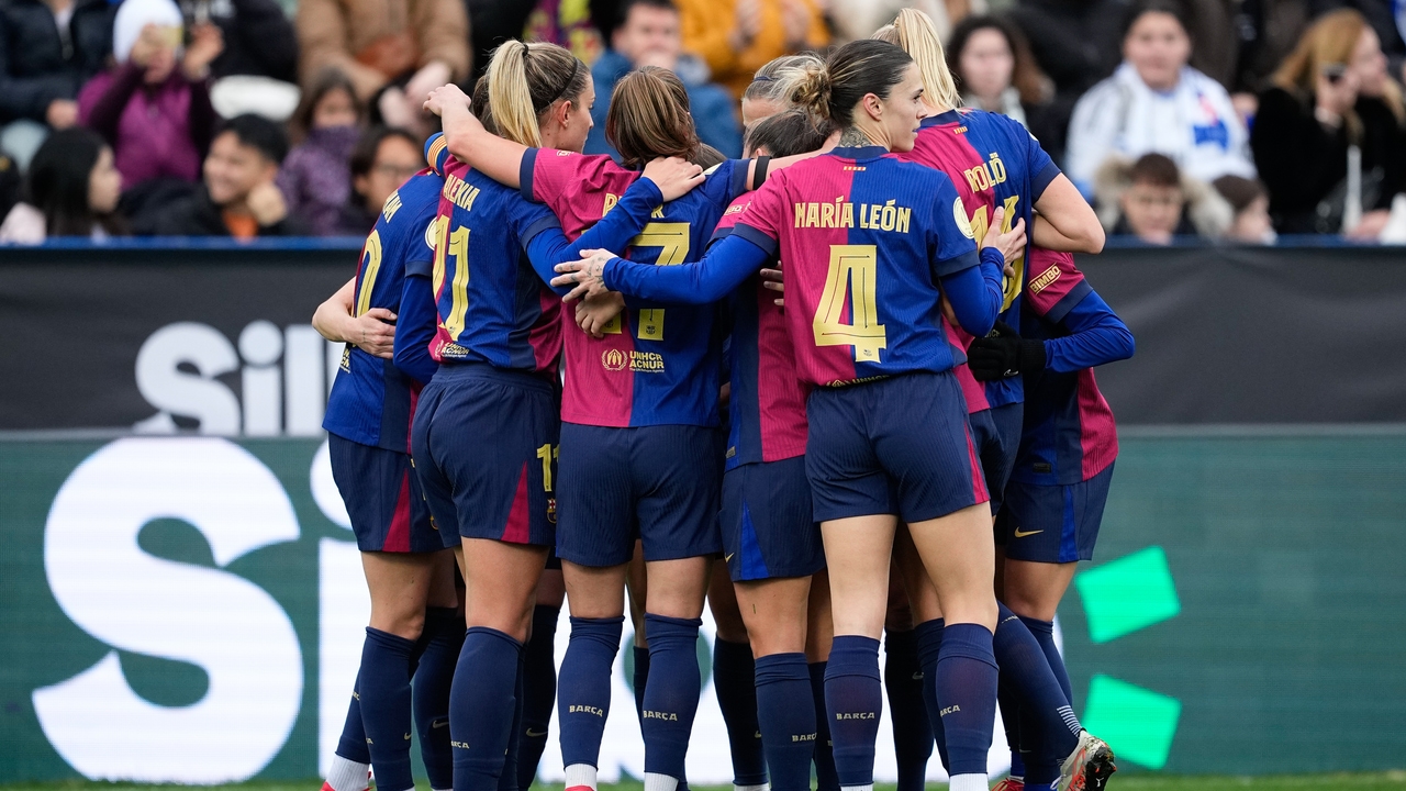 Barcelona women also overwhelms Real Madrid in the Super Cup final (5-0)