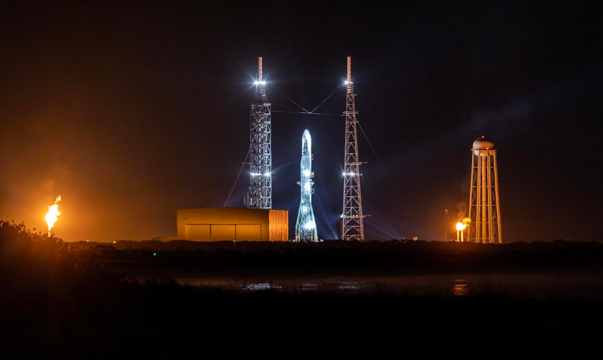 Blue Origin cancels the first launch of its new rocket at the last minute