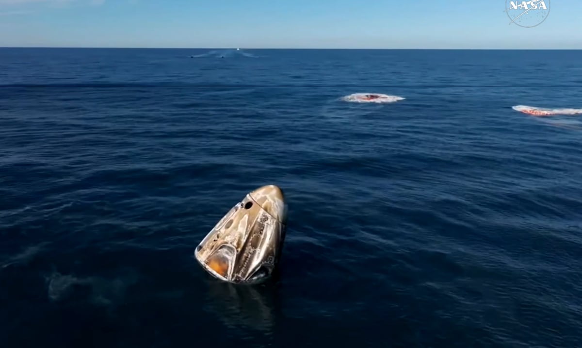 Back home: After nine months stranded in space, NASA astronauts are already on earth