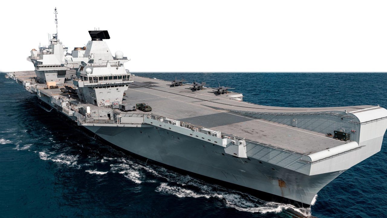 The Navy joins the British Prince of Wales aircraft carrier with F-35 fighters on board