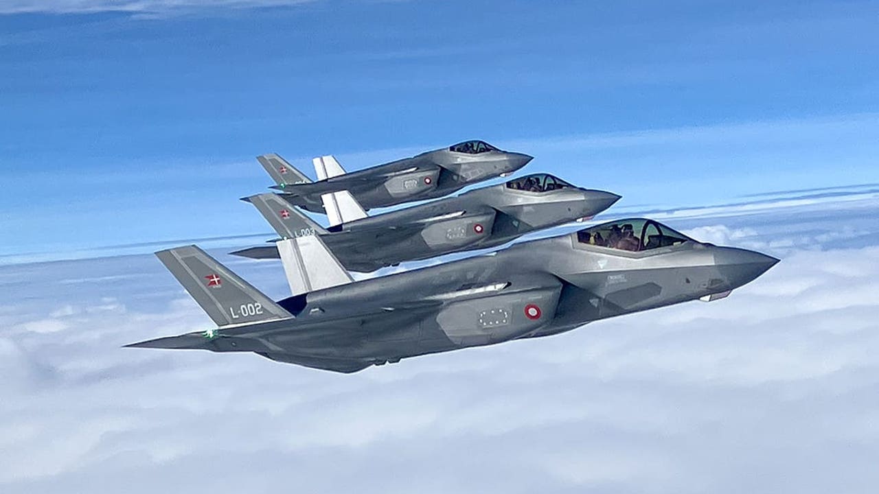Danish F-35a debut in front of Russia in the Baltic