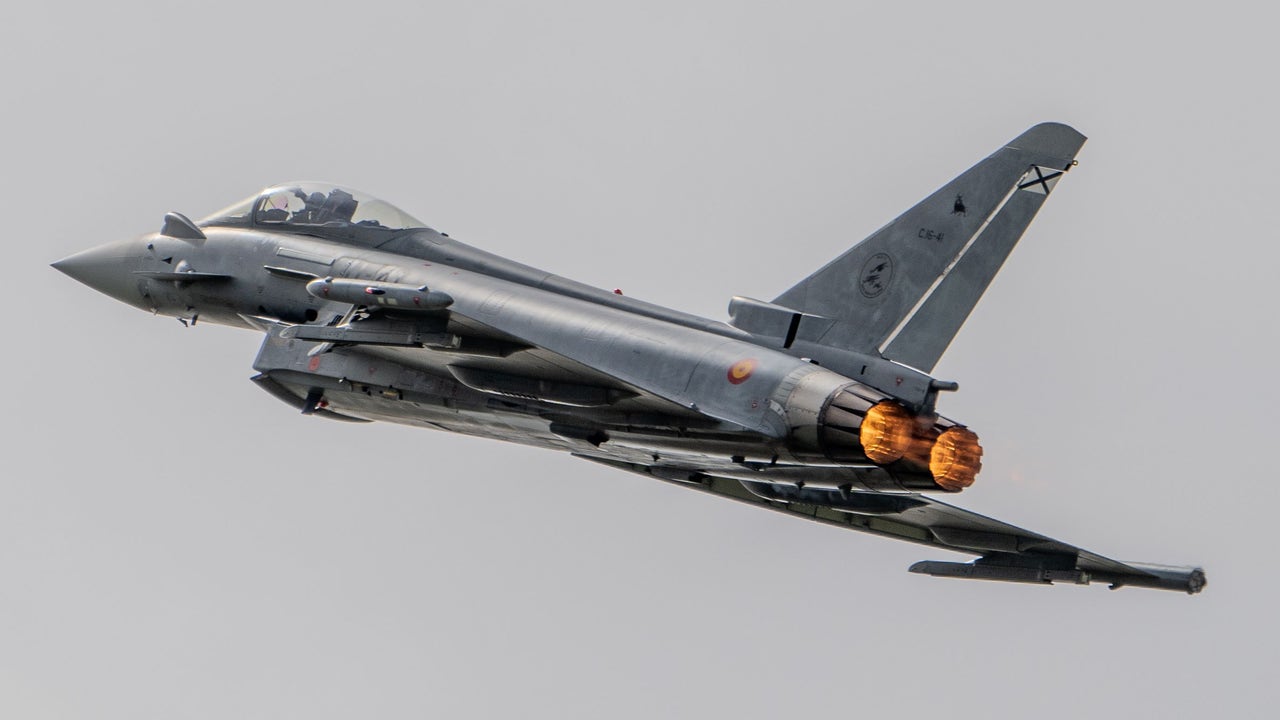 This is the surprising time it takes a Eurofigther Typhoon to cross the Iberian Peninsula