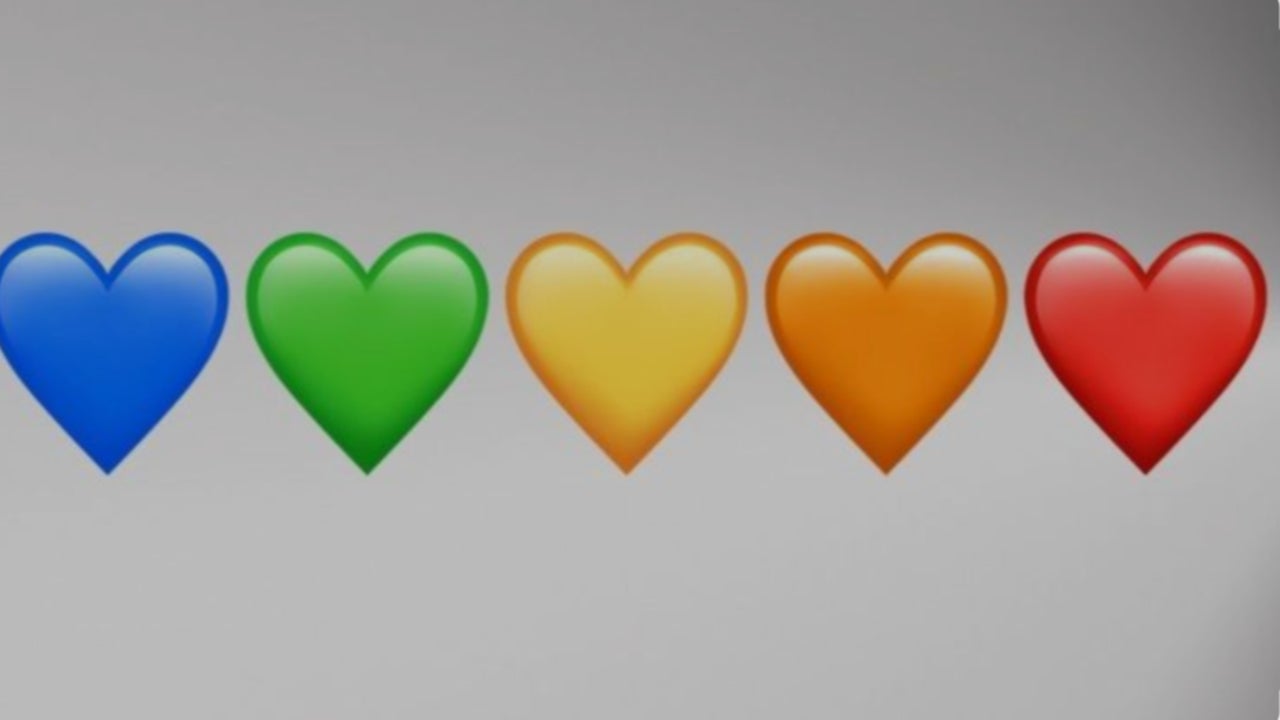 This is what each of the 9 colors of the heart -shaped emoji means