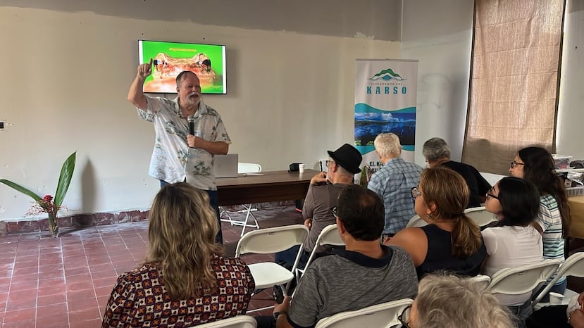 Dr. Ariel Lugo spoke about climate change in Puerto Rico.