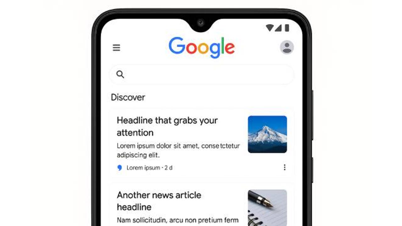Google Discover changes the way it presents its contents