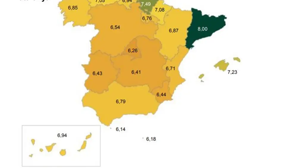 Survey of the center of the Generalitat's opinion.