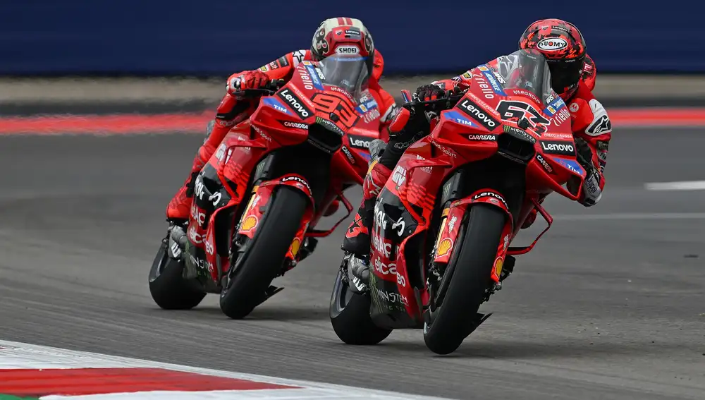 Motorcycling/GP Italy.- (Previous) Márquez wants to bite in Bagnaia territory
