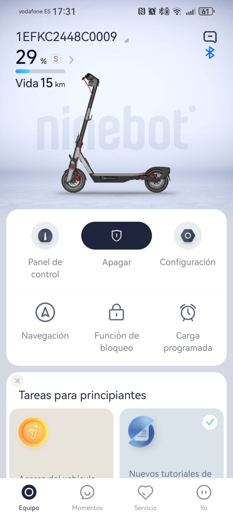 Use of Segway app