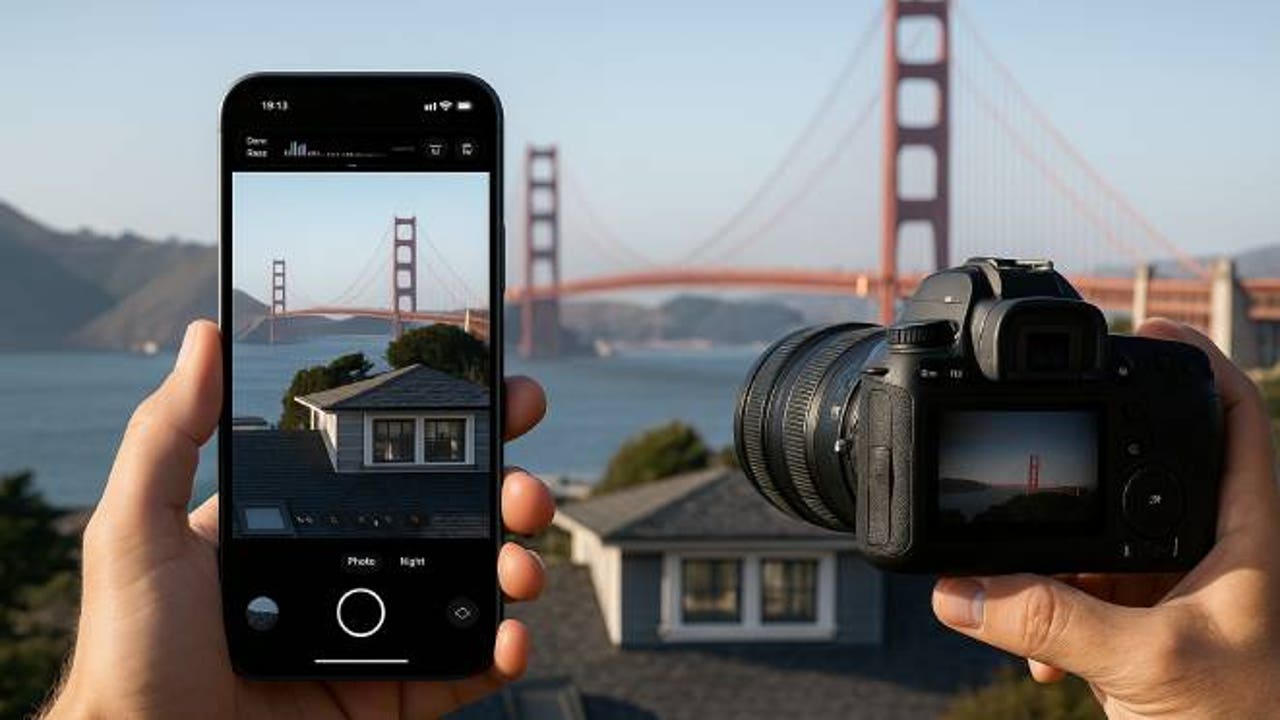 This is the new Adobe camera app that achieves photos such as those of a computer with computational photography