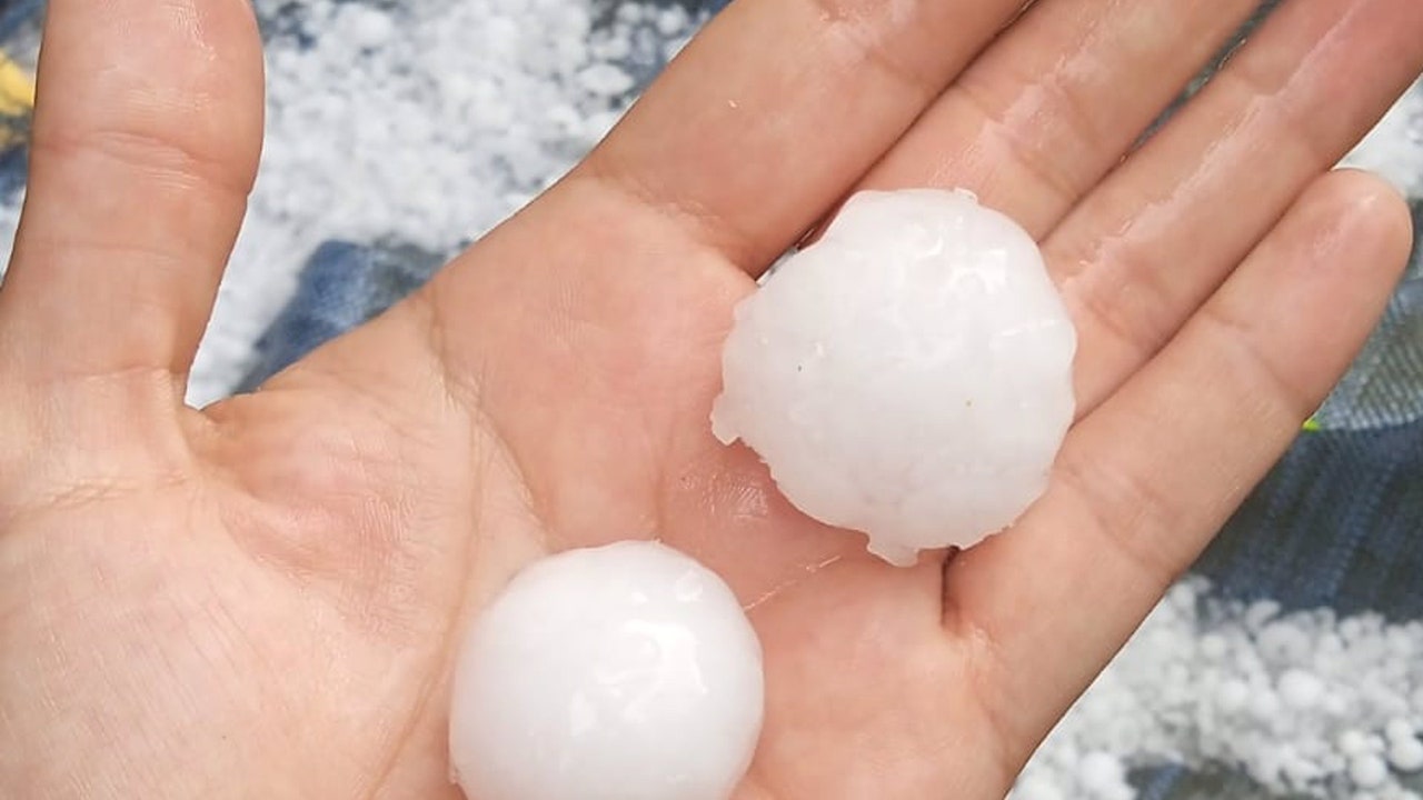 Complicated hours with torrential rains and hail of up to 5 centimeters arrive