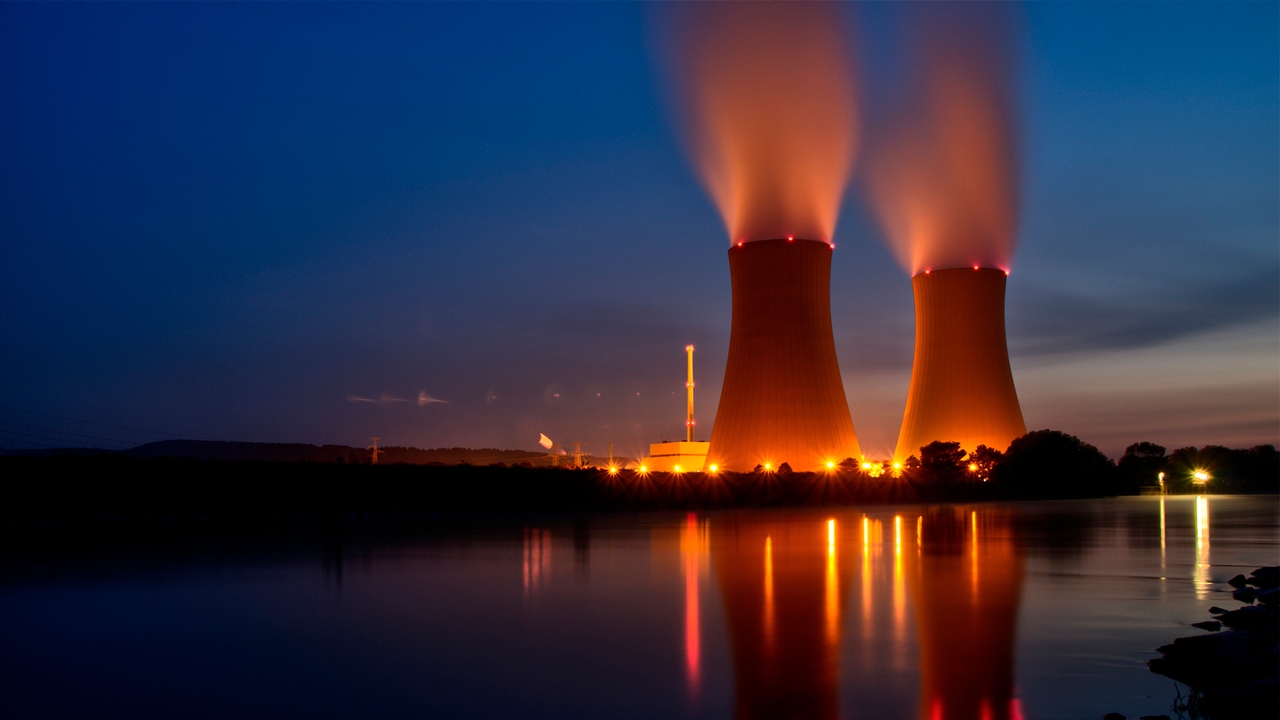 What happens when they bombard a nuclear power plant?