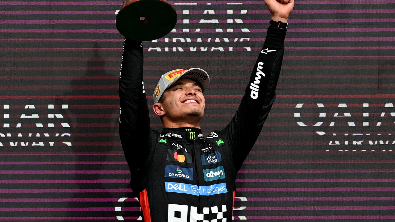 Incredible triumph of Norris under the rain