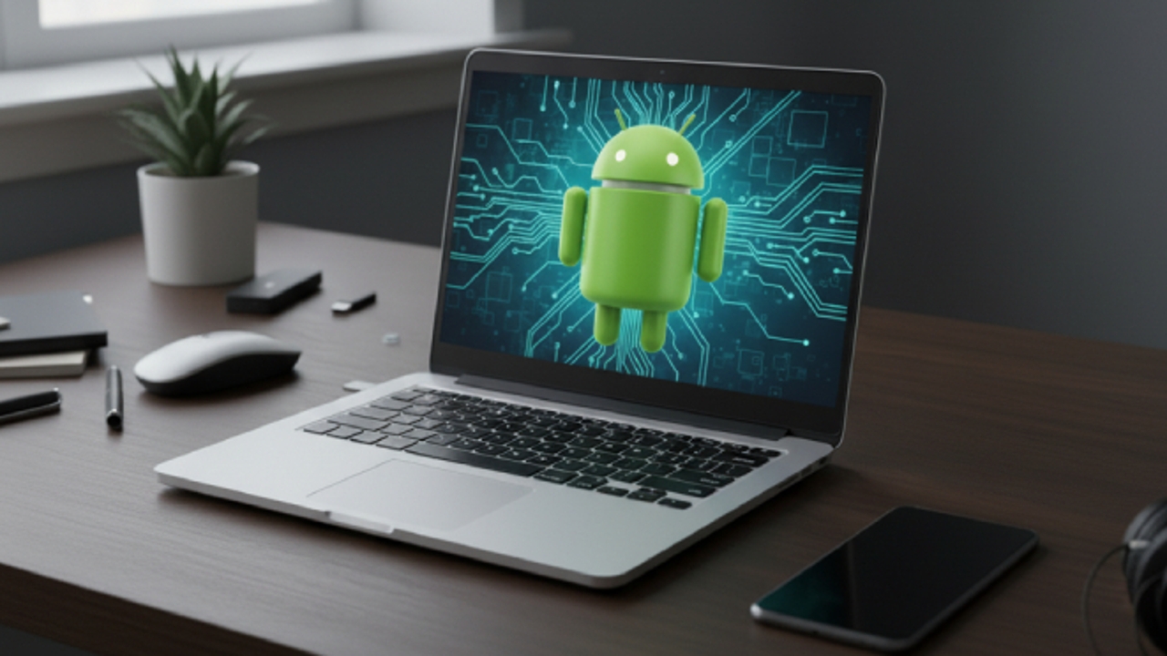 Google provides the Android version for computers