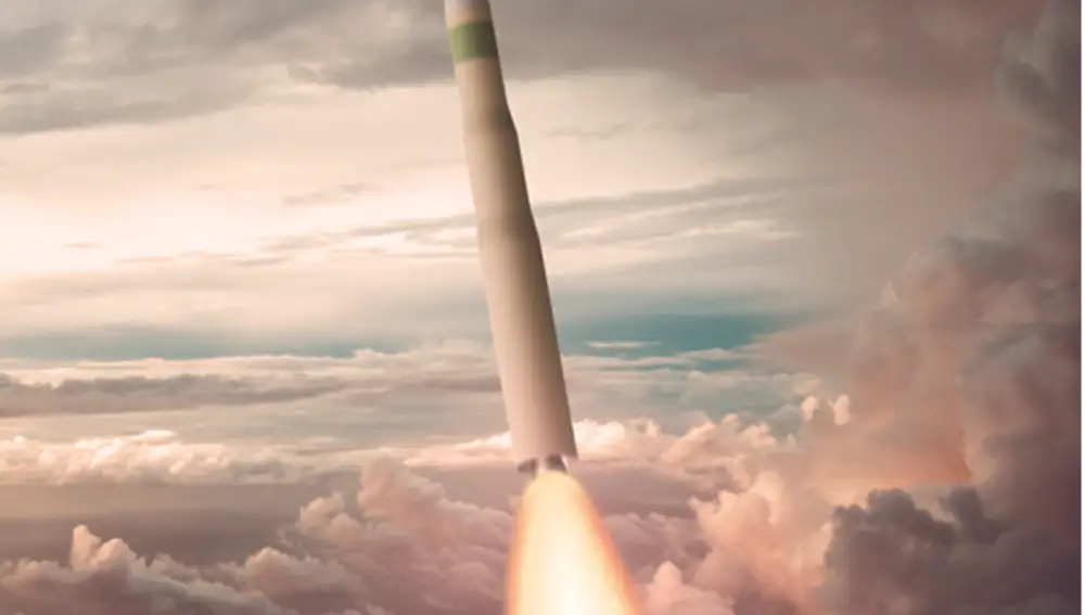 Rendering of an LGM-35 Sentinel.