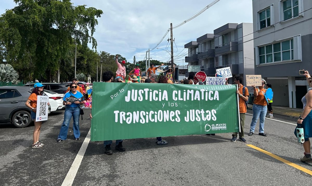 Walk for climate change: young leaders, rejection of Esencia and urgent call to the State
