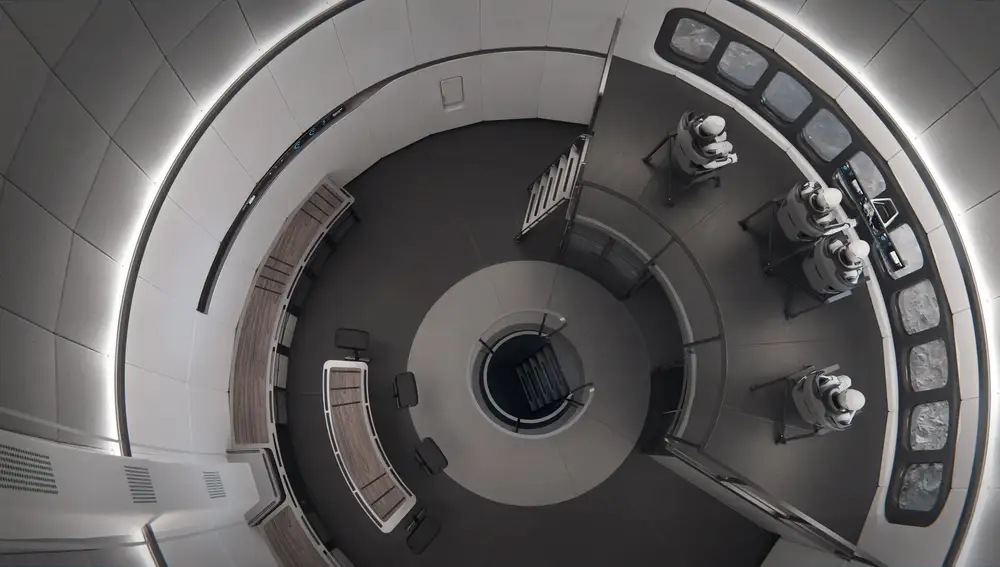 Recreation of the interior of Starship HLS.