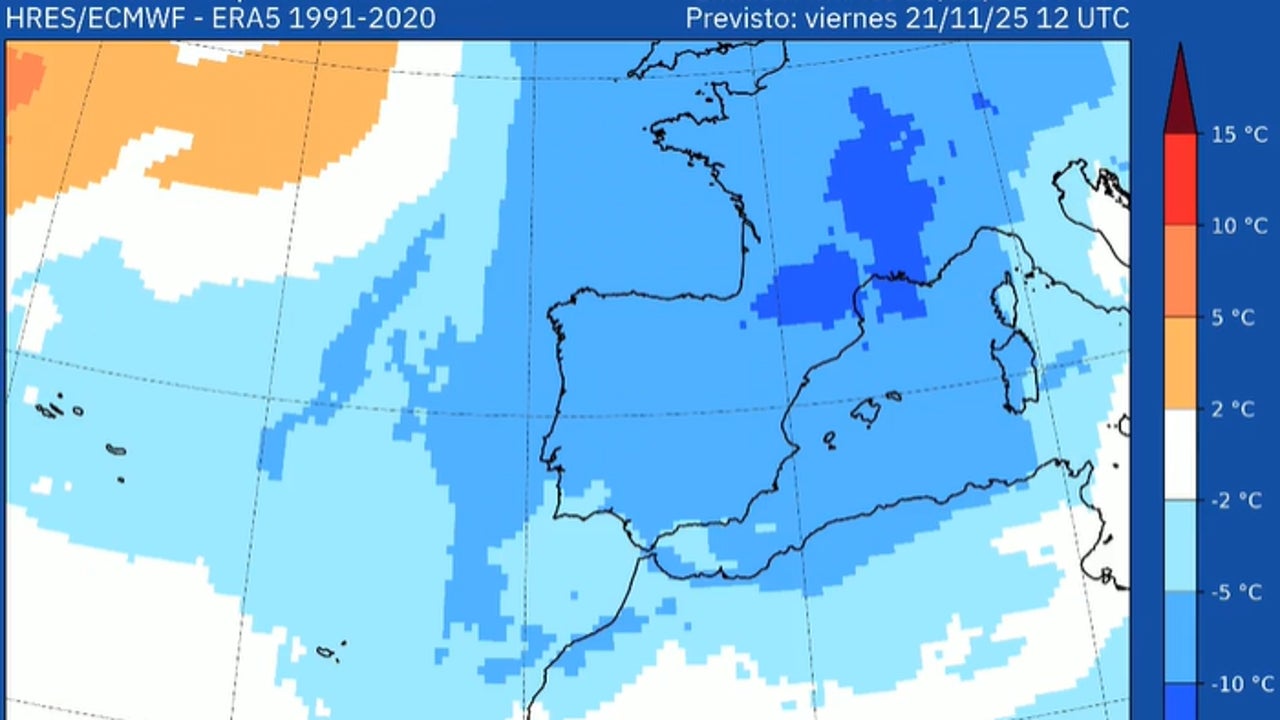The AEMET indicates where "heavy snowfall" will fall in the coming days