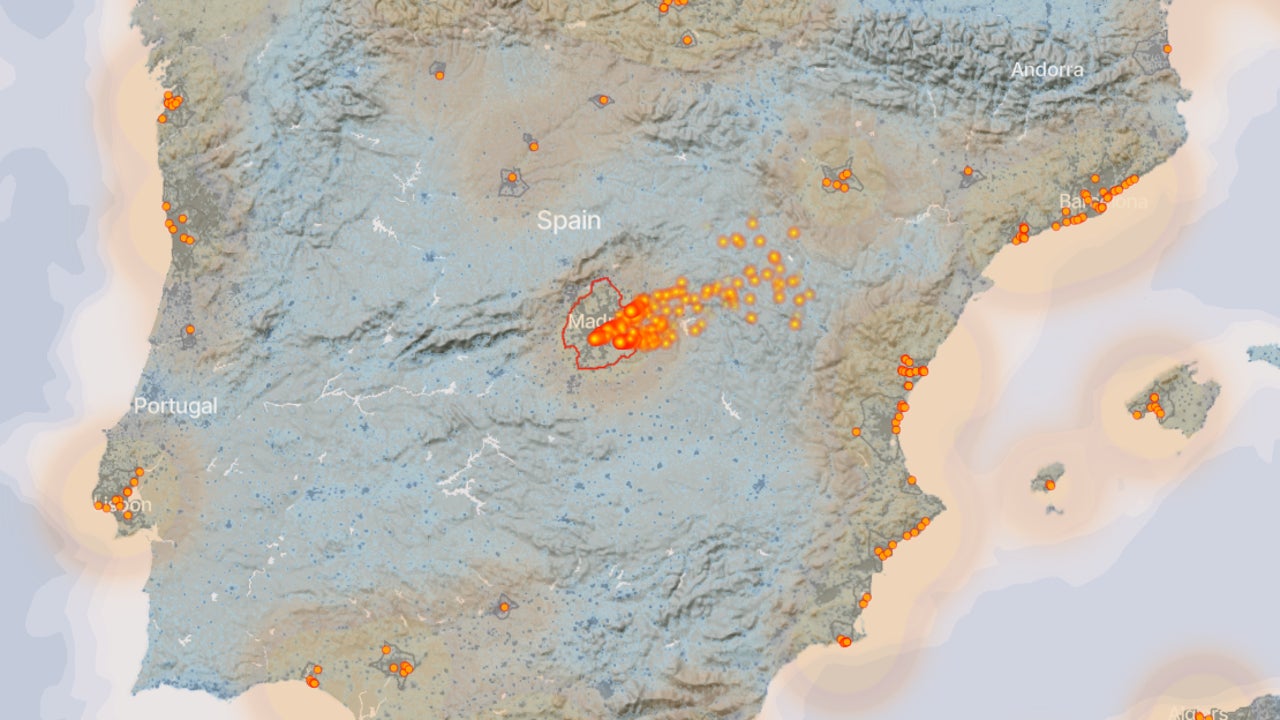 This map allows you to know how much your city pollutes