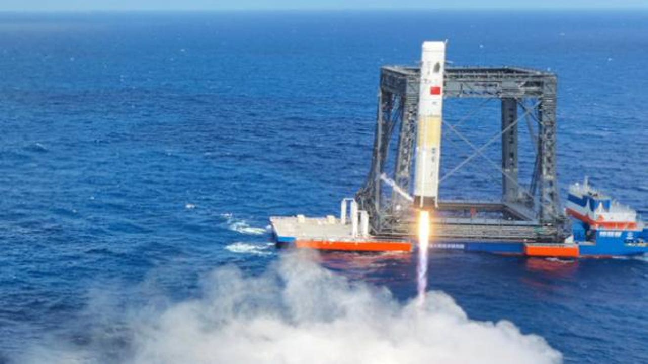 China manages to land the Long March 10 propellant in a controlled manner after a demonstration of the exhaust system