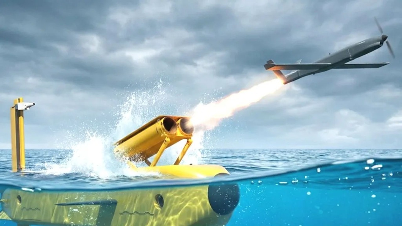 The new US naval drone that attaches to ships like a remora and launches aerial drones and torpedoes