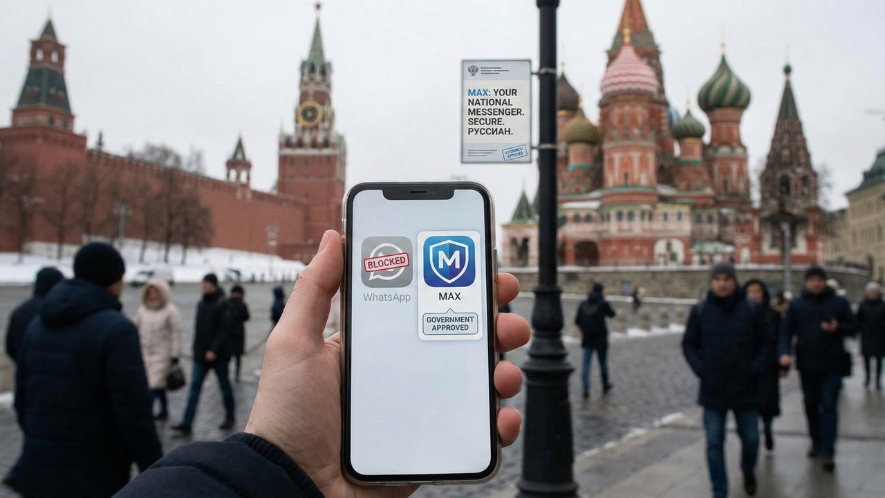 Russia blocks WhatsApp and forces users to use MAX, the Kremlin-controlled messaging app