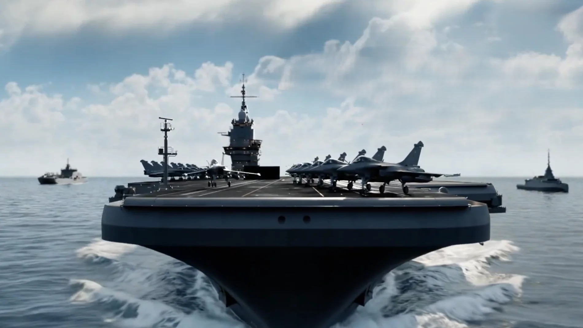 France Libre, the 78,000-ton aircraft carrier that will be the largest warship in Europe