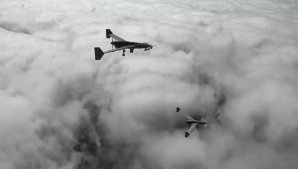 Two K2 in formation.