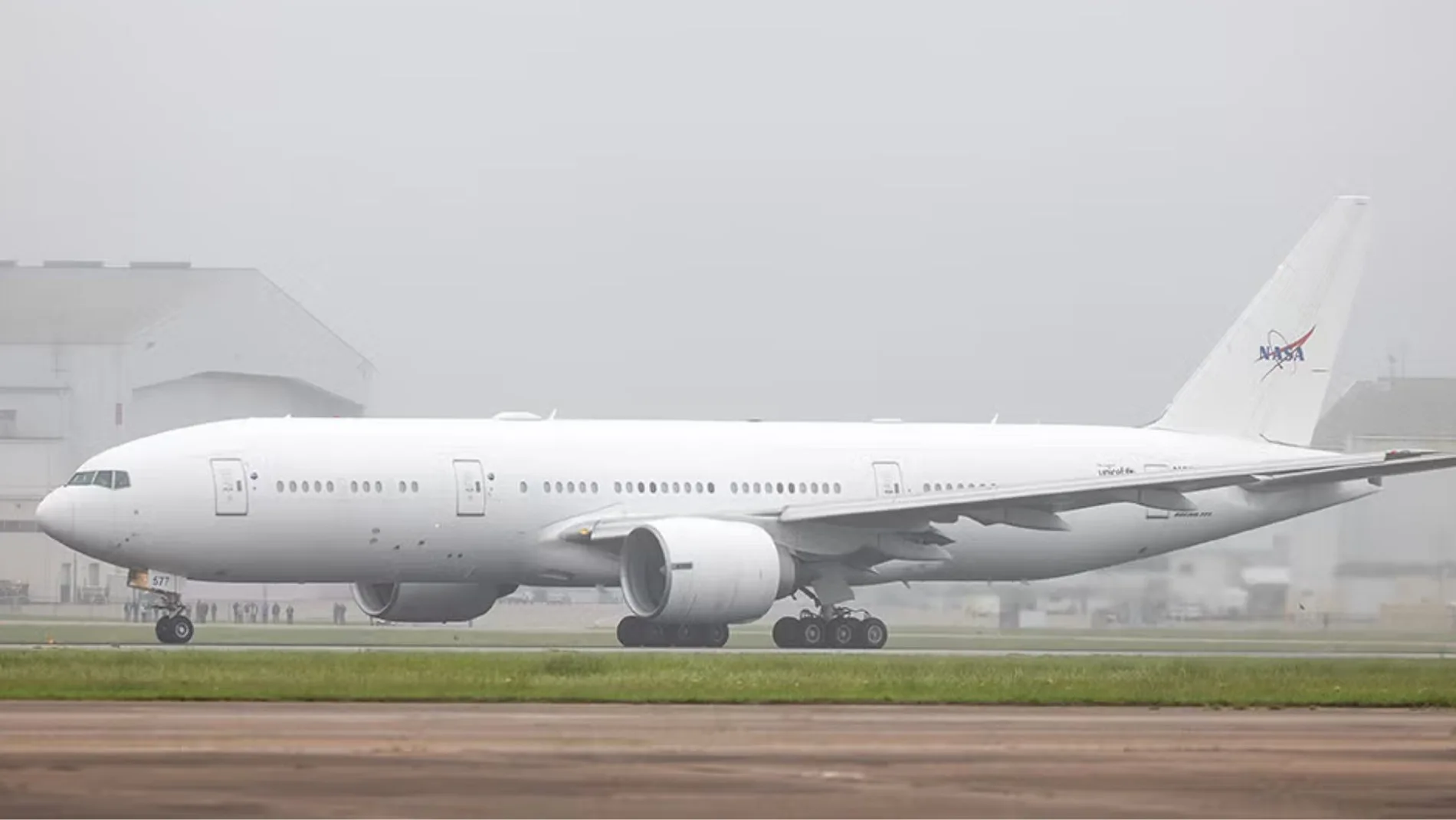 NASA's new flying laboratory is a Boeing 777 capable of transporting 34 tons of scientific instruments