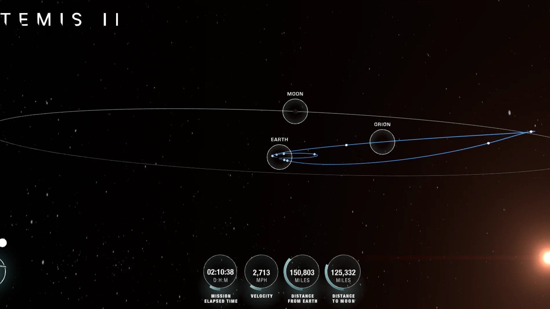 NASA creates an app to follow the Artemis II mission minute by minute