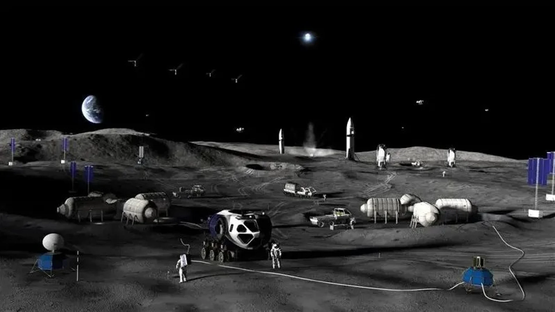 NASA's plan to build a lunar base will require 73 lunar landings