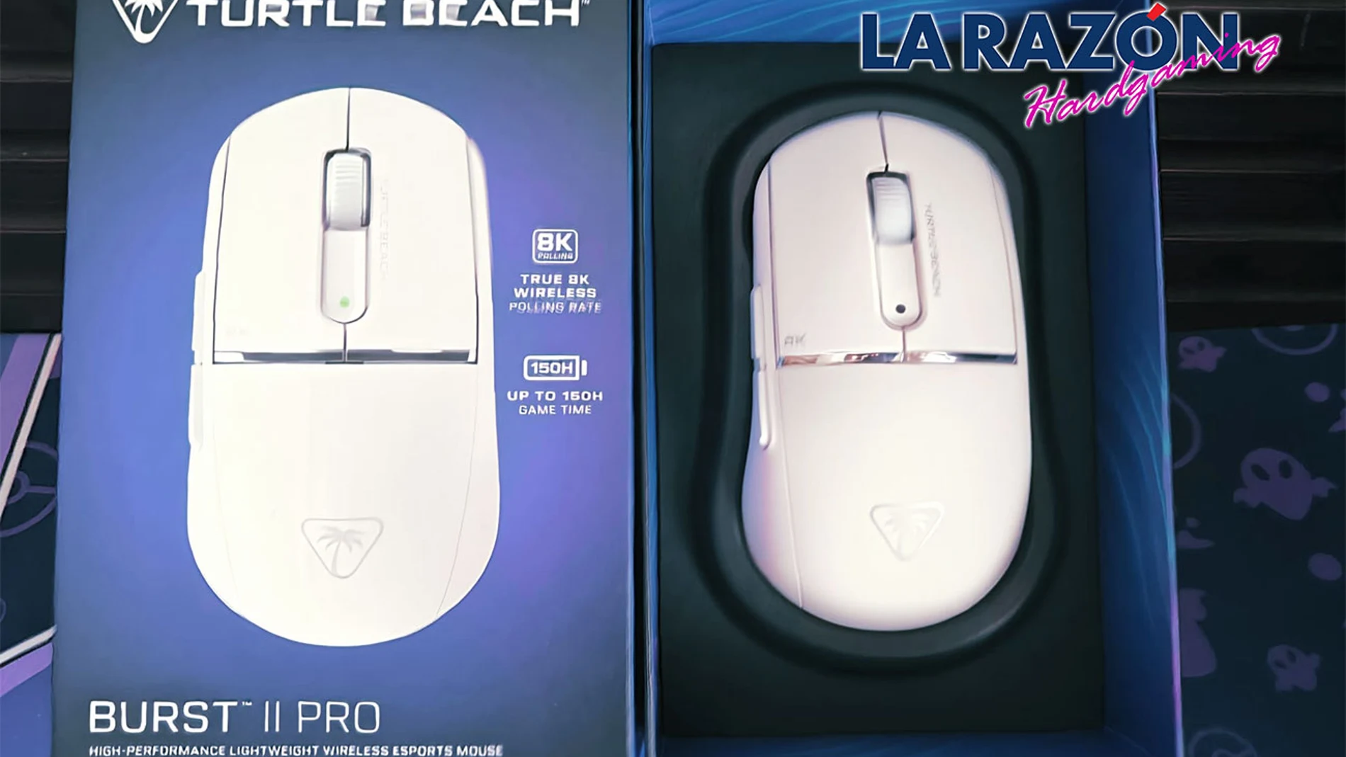 The Hardgaming Reason - Turtle Beach Burst II Pro: A 57-gram wireless mouse designed for competitive gaming