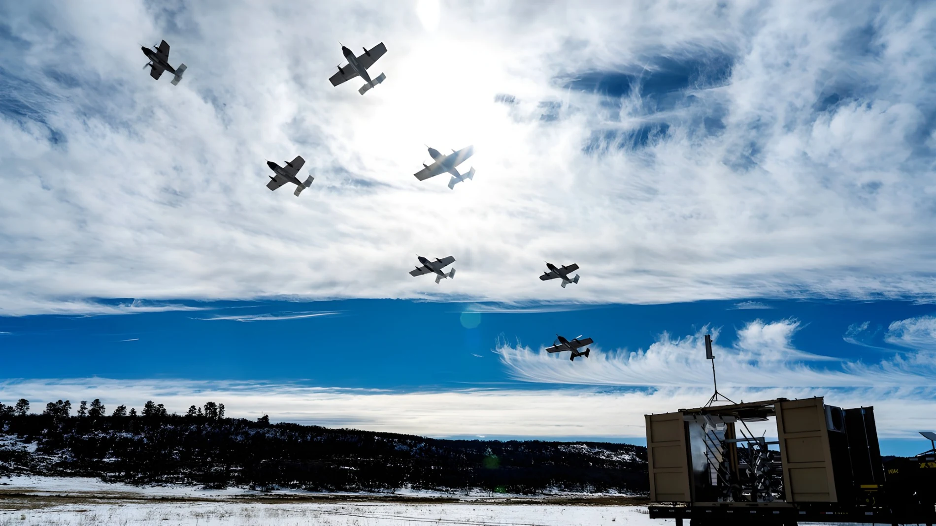 Blitz, the new American kamikaze drone designed to be deployed en masse