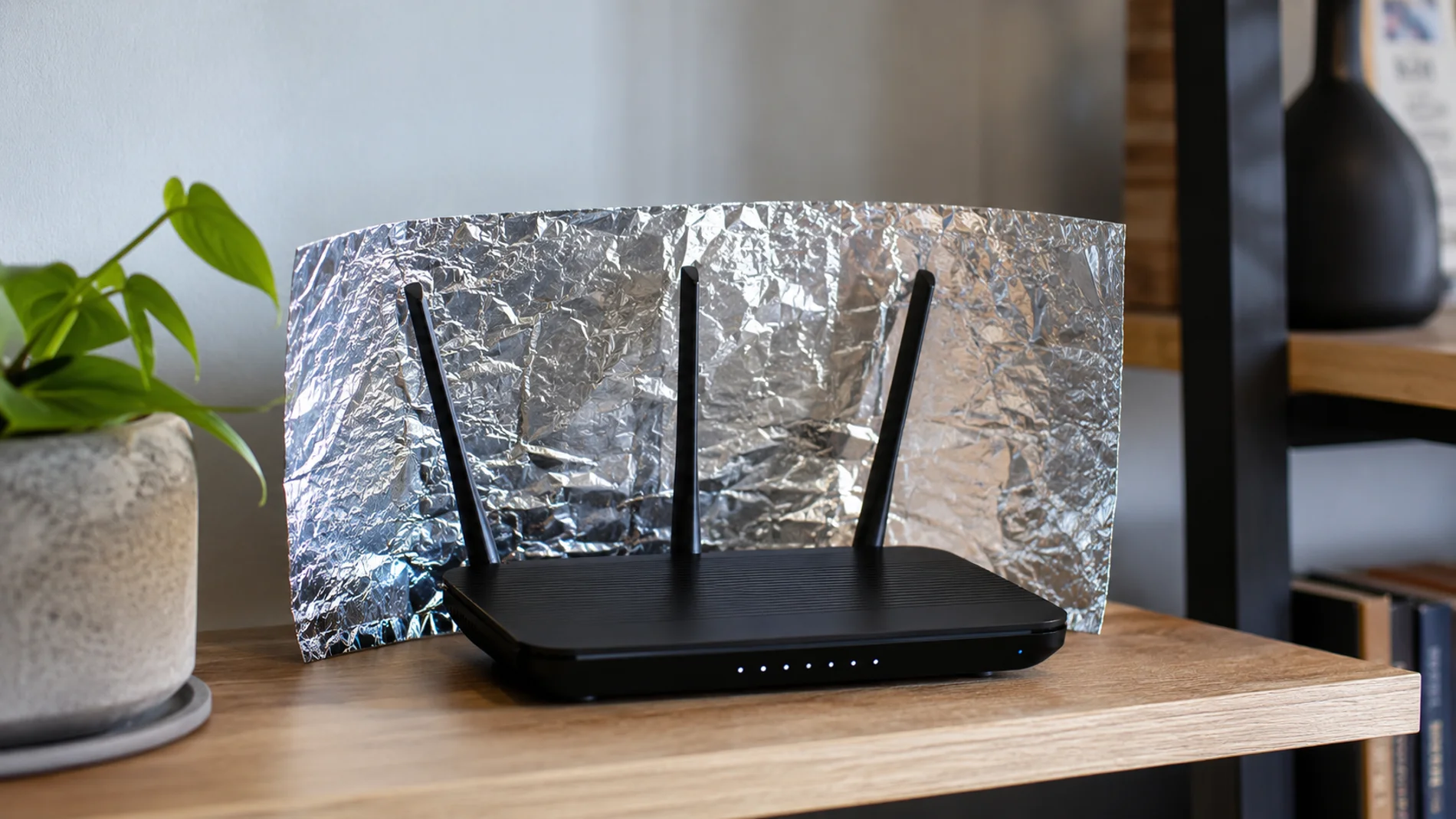 Does the Wifi not reach the entire house well? Putting aluminum foil behind the router can help