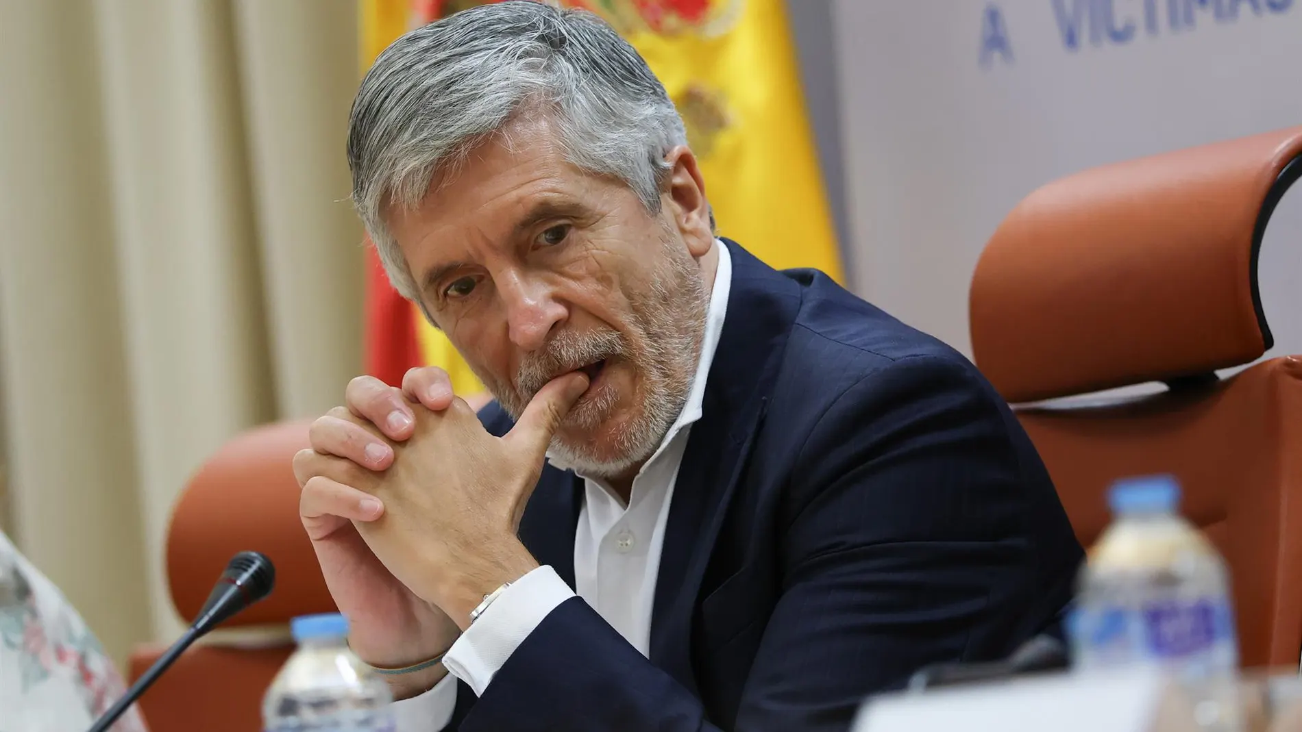 Marlaska, now "angry", pulled out a report to prevent the Civil Guard from being a risky profession