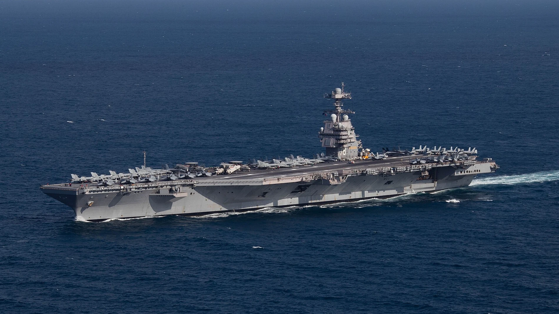 The US wants to use the world's largest aircraft carrier as a floating nuclear power plant