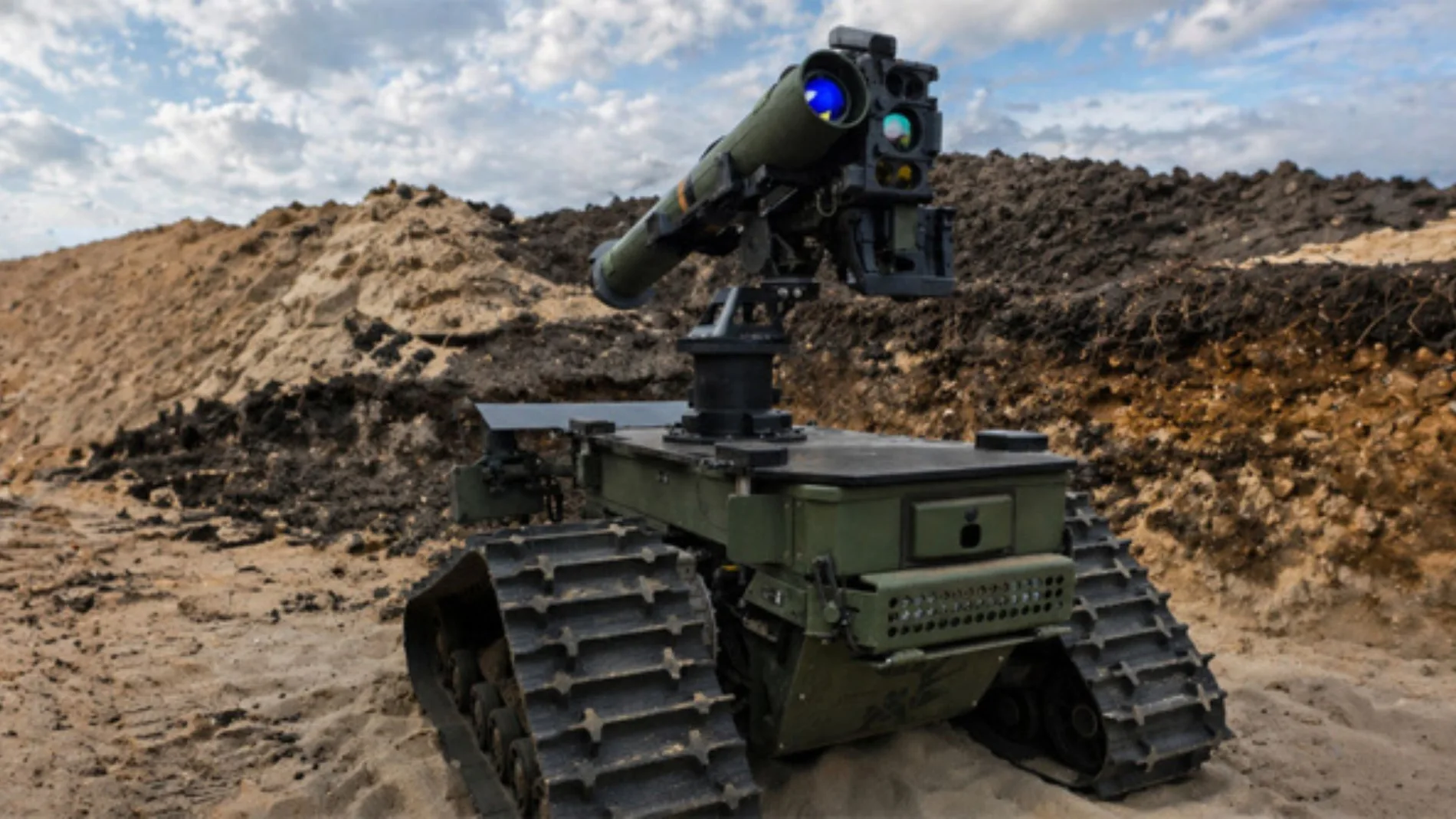 Ziesel, the small German combat robot that destroys tanks with missiles from more than 5 km away